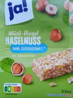Müsli-Riegel Haselnuss