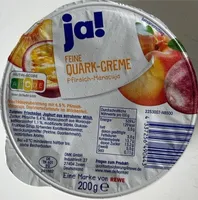 Feine Quark-Creme Pfirsich-Maracuja