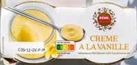 Crème à la vanille