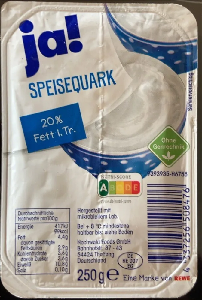 Speisequark