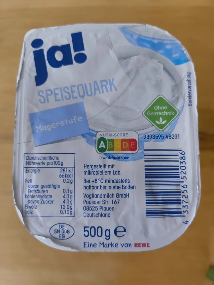Speisequark - Magerstufe