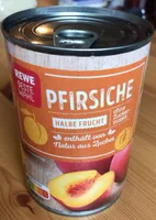 Pfirsiche Halbe Frucht