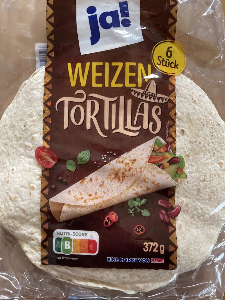 ja! Weizen Tortillas