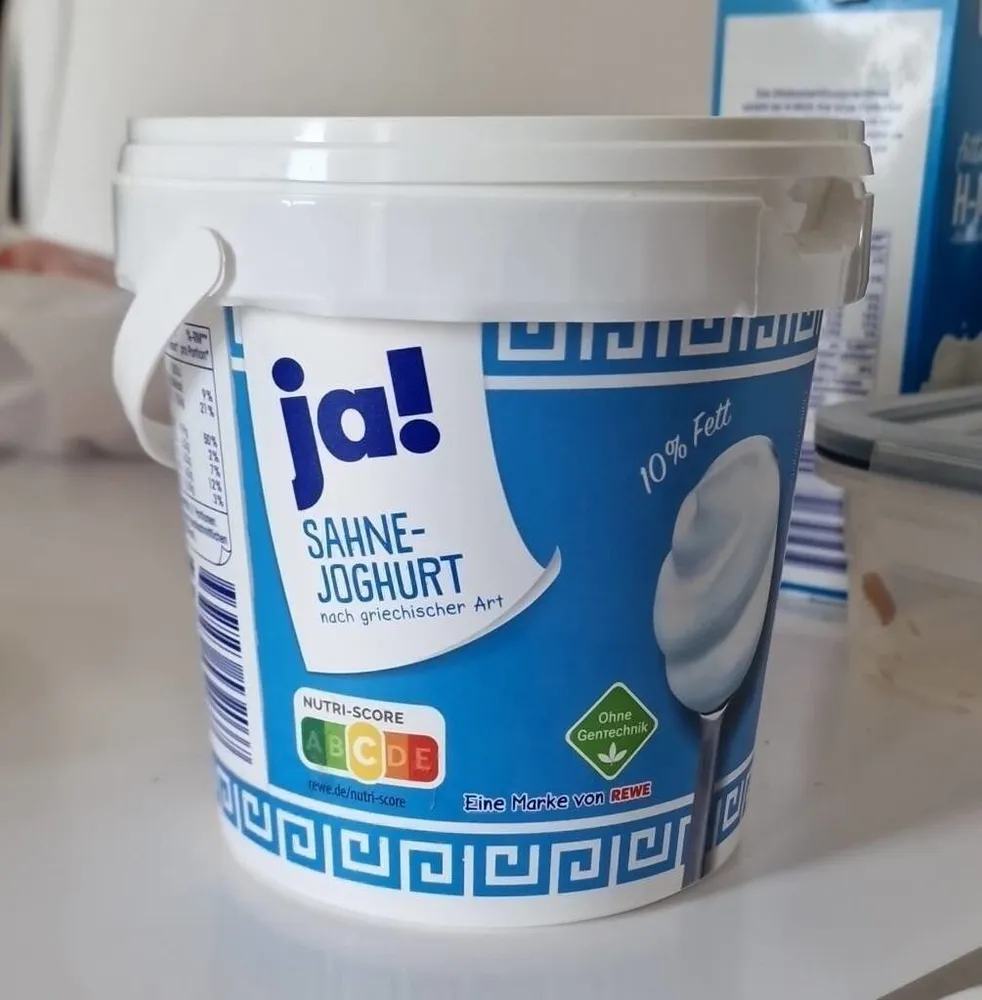 Sahne-Joghurt nach griechischer Art