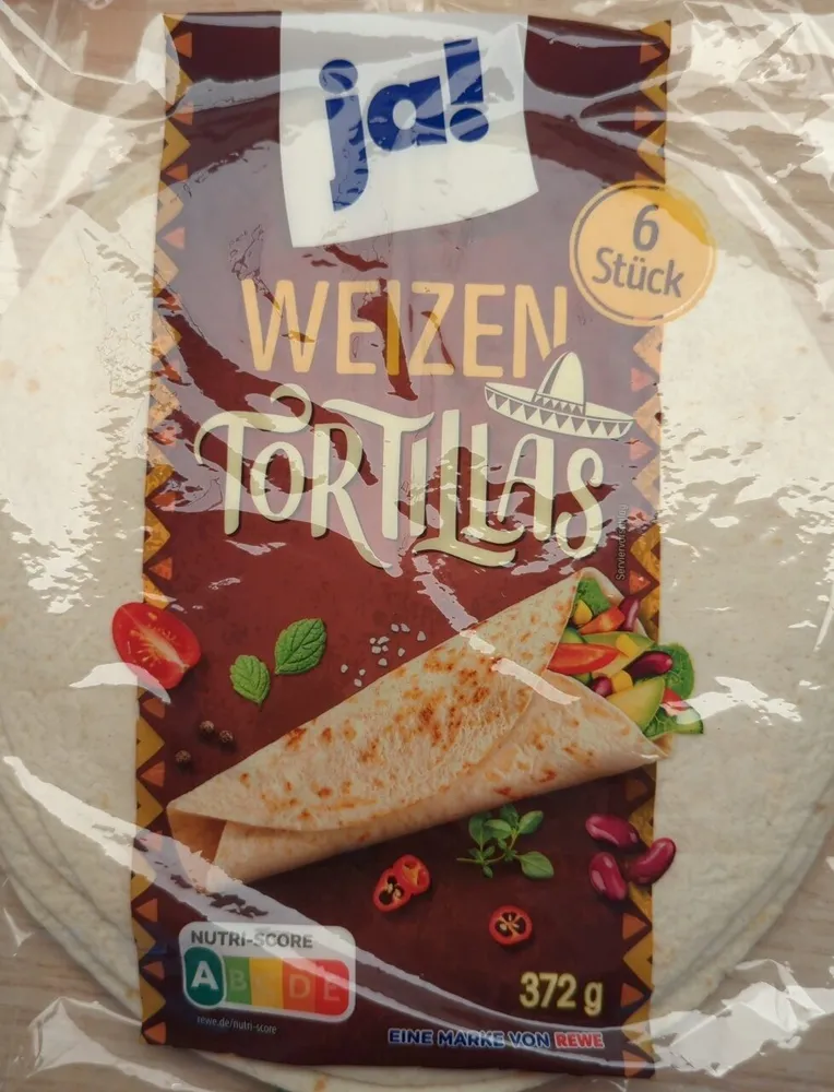 Weizen Tortillas
