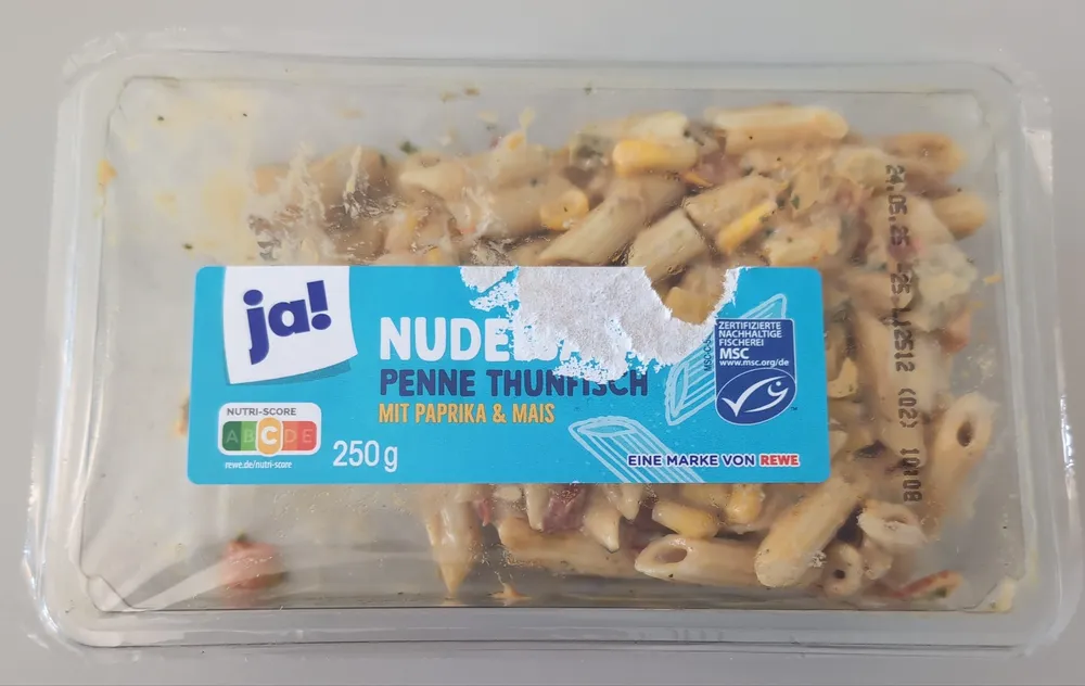 Nudelsalat Penne Thunfisch