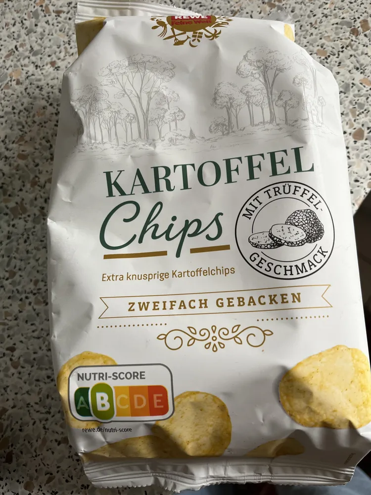 Kartoffel Chips mit Trüffel Geschmack