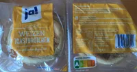 Weizen Toastbrötchen