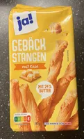 Gebäckstangen mit Käse