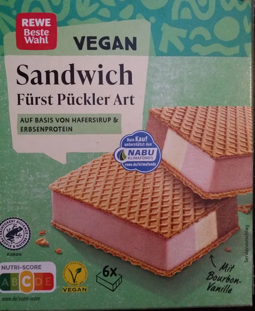 Vegan Sandwich Fürst Pückler Art