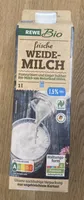 Weidemilch 1,5% Fett