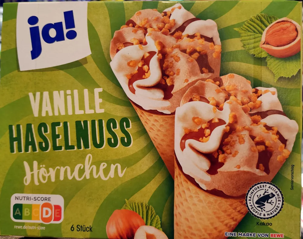 Vanille Haselnuss Hörnchen