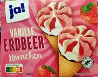 Vanille Erdbeer Hörnchen