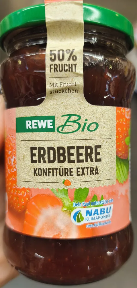 Erdbeer Konfitüre extra