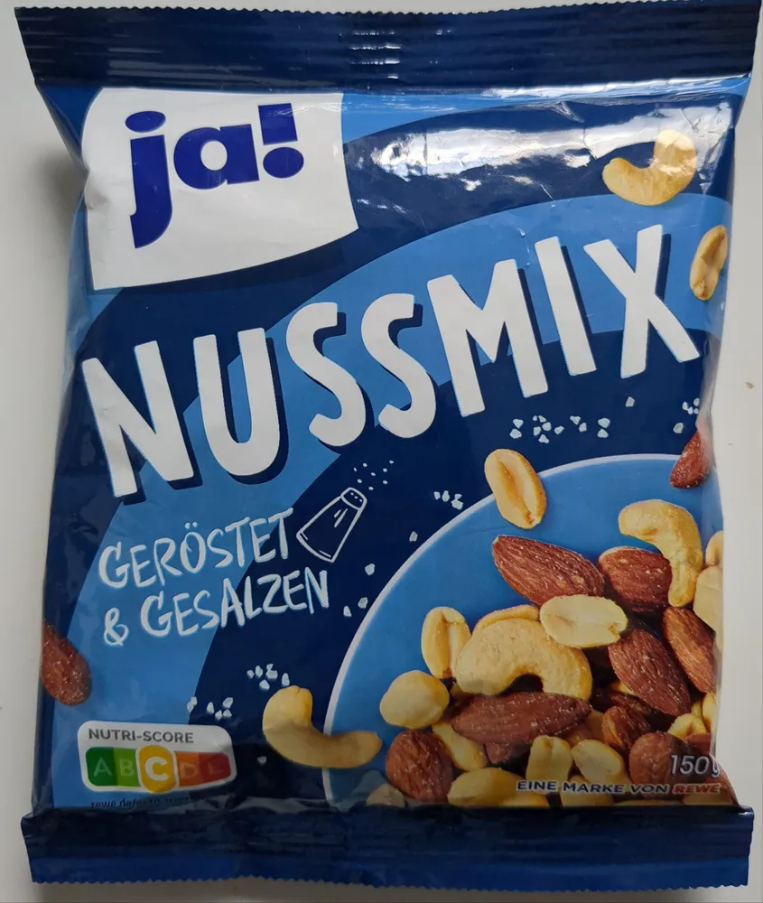 Nusskern-Mischung geröstet & gesalzen