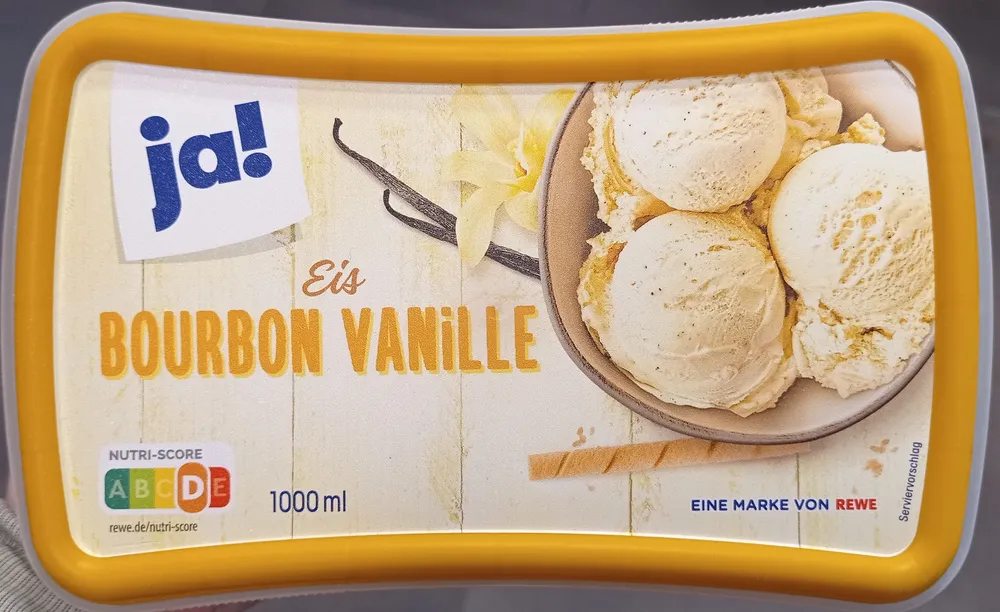 Eis Bourbon Vanille