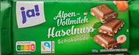 Alpen-Vollmilch Haselnuss Schokolade