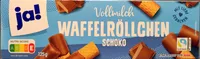 Vollmilch Waffelröllchen schoko