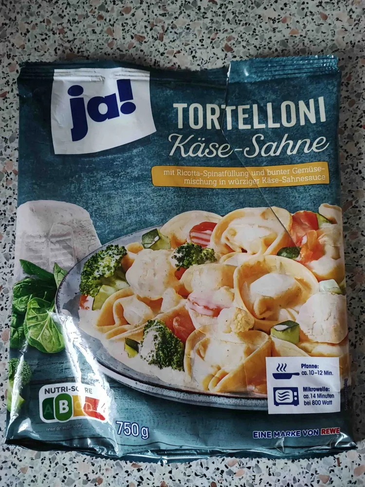 ja! Tortelloni Käse Sahne