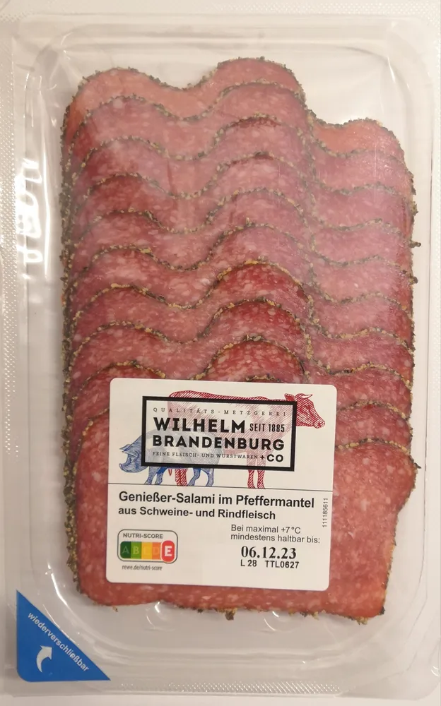 Genießer-Salami im Pfeffermantel