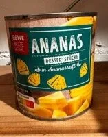 Ananas Dessertstücke in Ananassaft