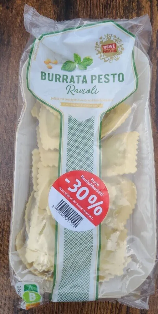 Burrata Pesto Ravioli