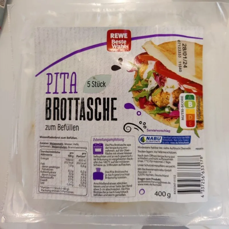 Pita Brottasche
