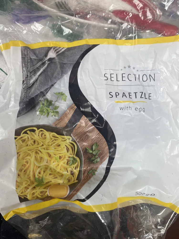 SPAETZLE with egg