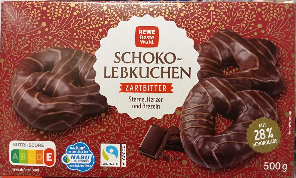 Schoko-Lebkuchen Zartbitter