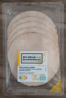 Hähnchenbrustfilet aus Fleischstücken zusammengefügt, gepökelt, gebraten