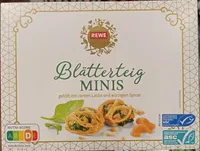 Blätterteig minis Lachs und Spinat