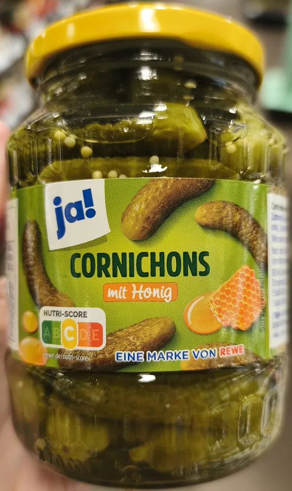 Cornichons mit Honig Gurken