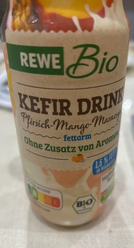 Kefir Drink Peach Mango Passion Fruit