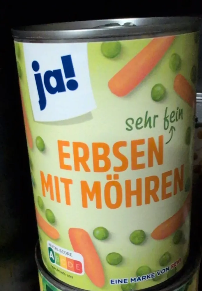 Erbsen mit Möhren