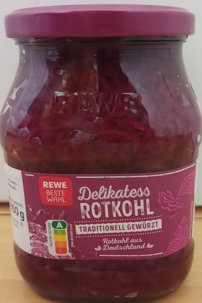 Delikatess Rotkohl