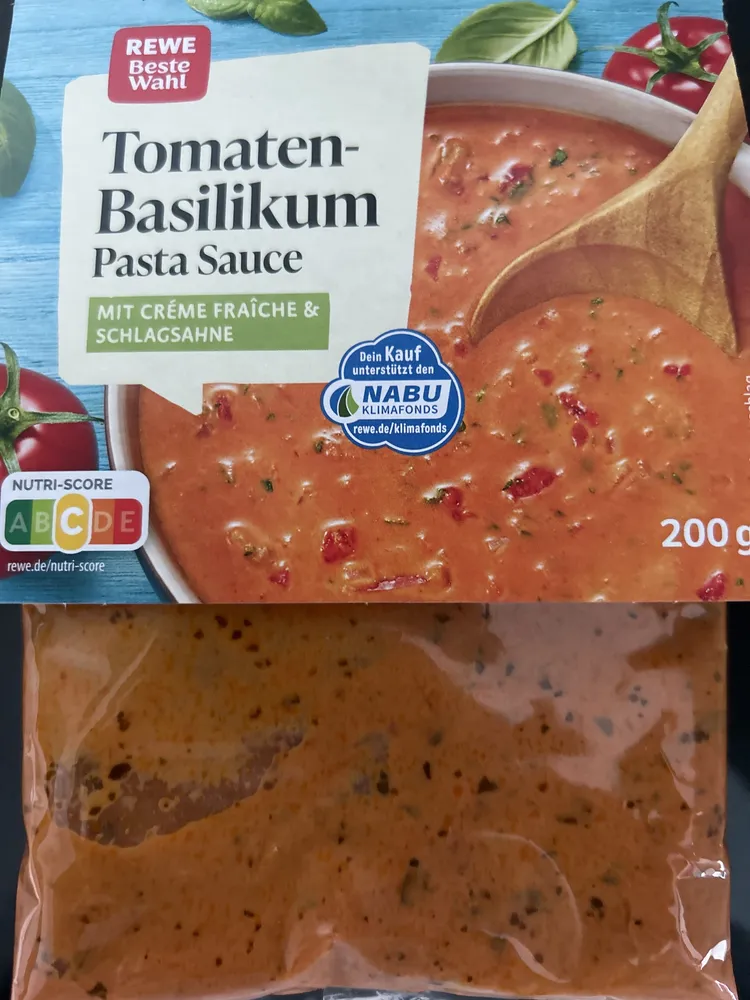 Tomaten Basilikum Pasta Sauce