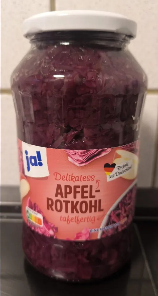 Apfel-Rotkohl