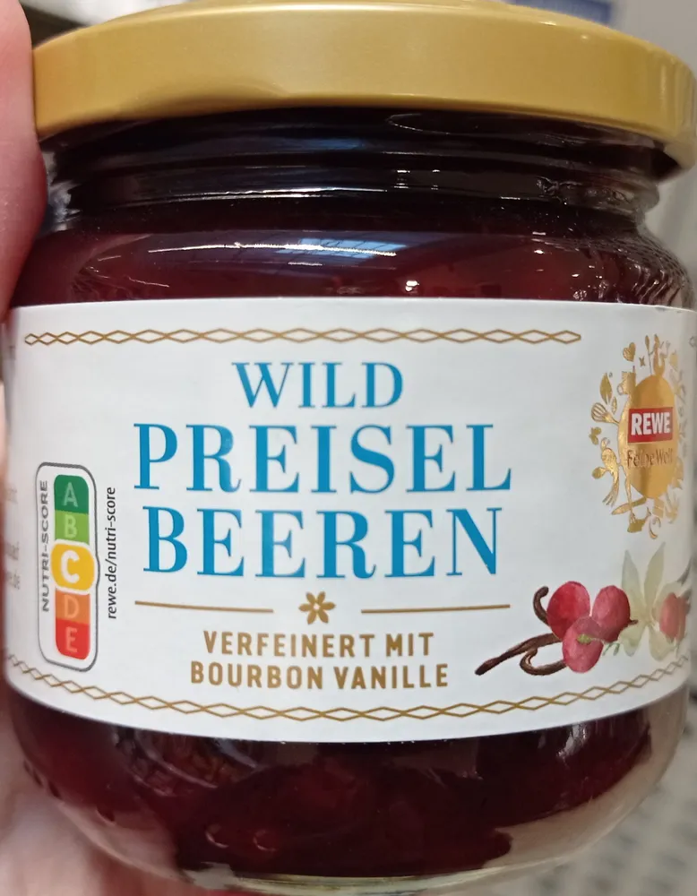 Wild Preiselbeeren verfeinert mit Bourbon Vanille