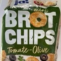 mini Brot Chips Tomate-Olive
