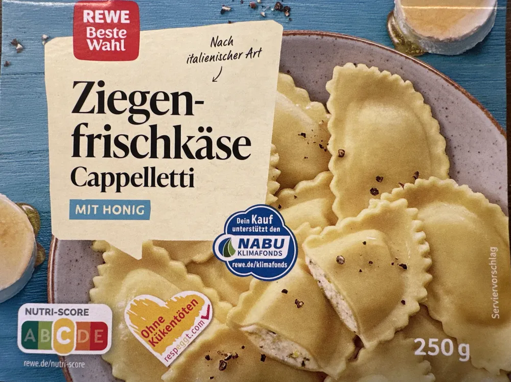 Ziegenfrischkäse Cappelletti
