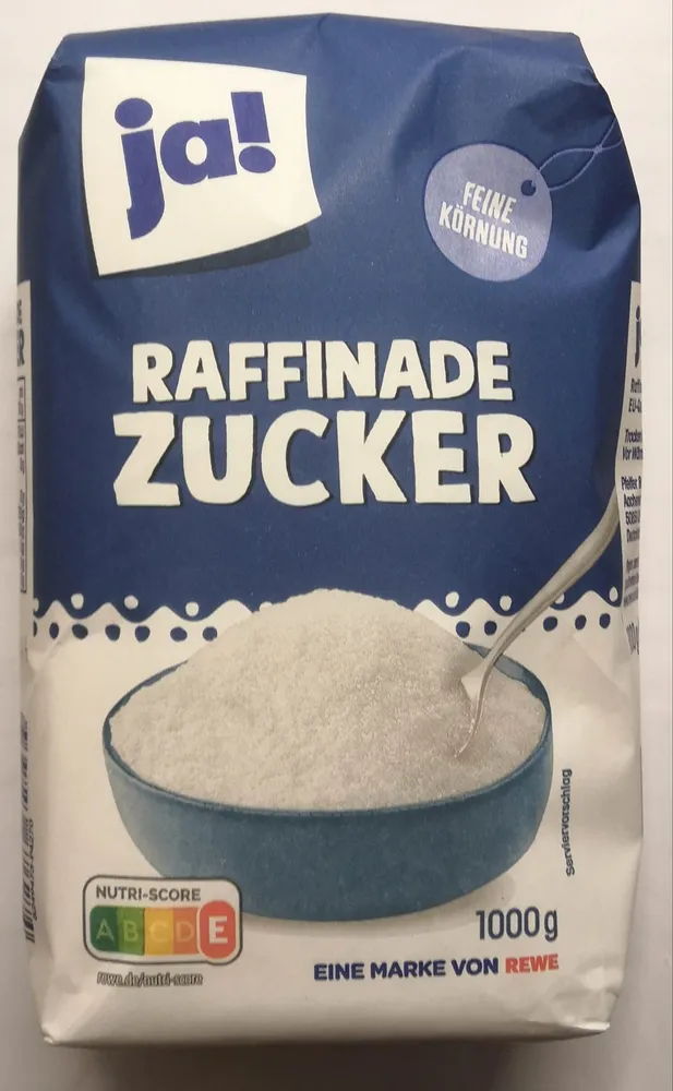 Raffinade Zucker