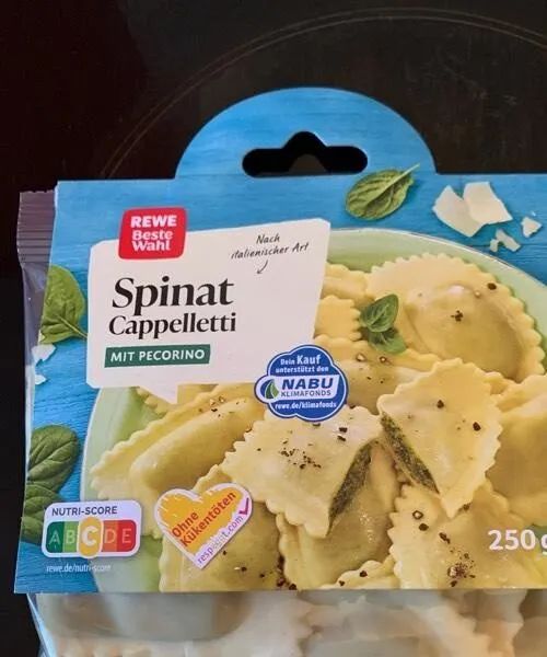 Spinat Cappelletti