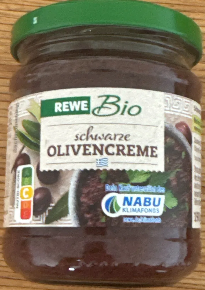 Schwarze Olivencreme