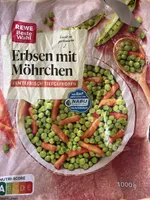 Erbsen mit Möhrcheb