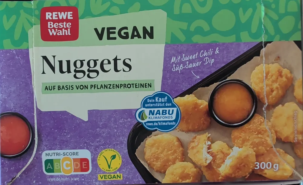 Nuggets auf Basis von Pflanzenproteinen