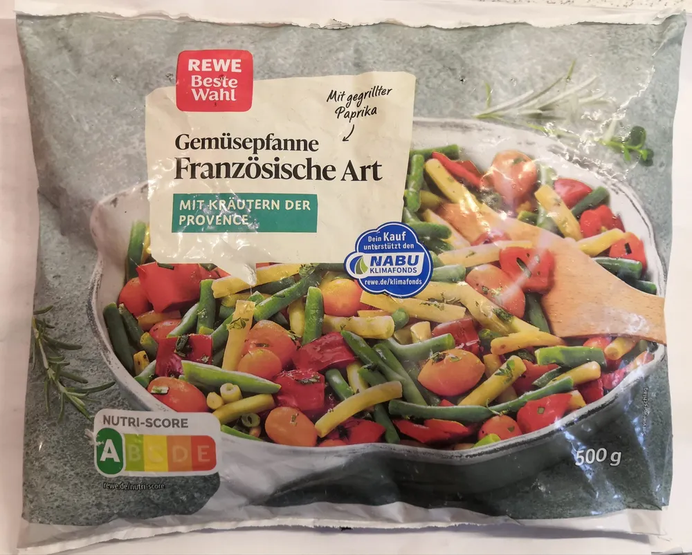 Gemüsepfanne Französische Art mit Kräutern der Provence