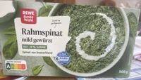Rahmspinat mild gewürzt