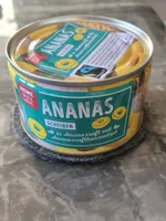 Ananas-Scheiben in Ananassaft mit Ananassaftkonzentrat
