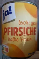 Pfirsiche halbe Frucht