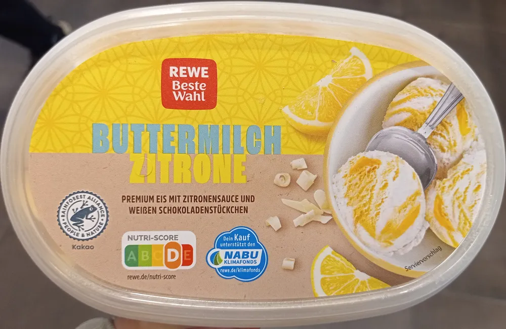 Buttermilch Zitrone